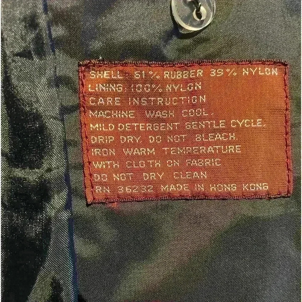 Adorable Vintage  JGALLERY rain coat. Button up. - Picture 7 of 7